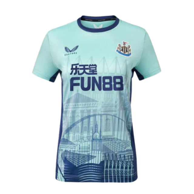 Camisa Newcastle Pré Jogo 22/23 Masculina Castore Torcedor - Azul Celeste