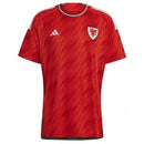 Camisa País de Gales I 22/23 Torcedor Adidas Masculina - Vermelho