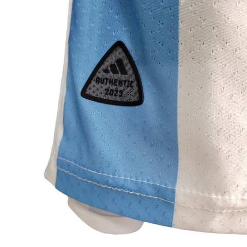 Camisa Seleção da Argentina I 23/24 - Jogador Adidas Masculina - Azul e branca