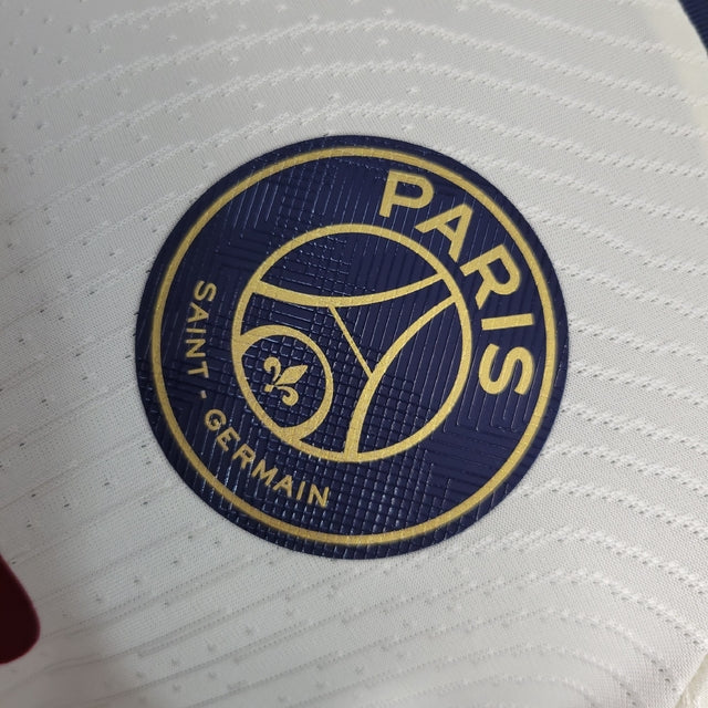 Camisa Paris Saint-Germain Treino 23/24 - Jogador Nike Masculina - Bege