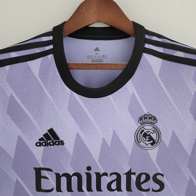 Camisa Real Madrid Away 22/23 Torcedor Adidas Masculina - Roxa