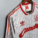 Camisa Retrô Liverpool Away 89/91 Torcedor Adidas Masculina - Cinza