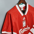 Camisa Retrô Liverpool Home 1993 Torcedor Adidas Masculina - Vermelho e Branco
