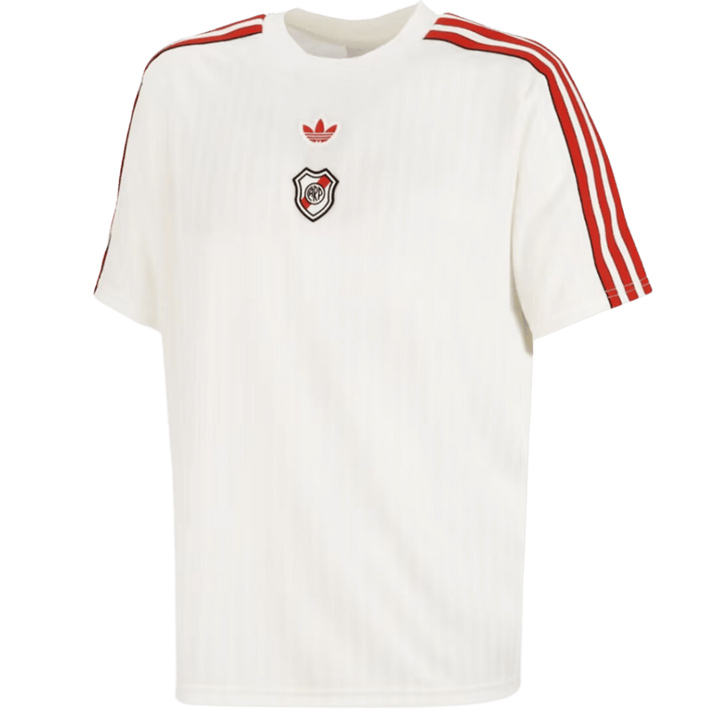 Camisa River Plate Originals Terrace Icons 2025/2026 Adidas Branca Masculina