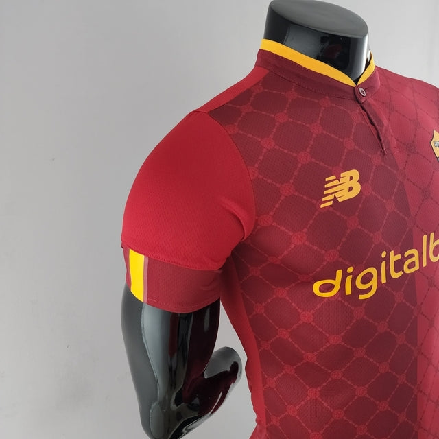 Camisa Roma I 22/23 - Jogador New Balance Masculina - Vermelha