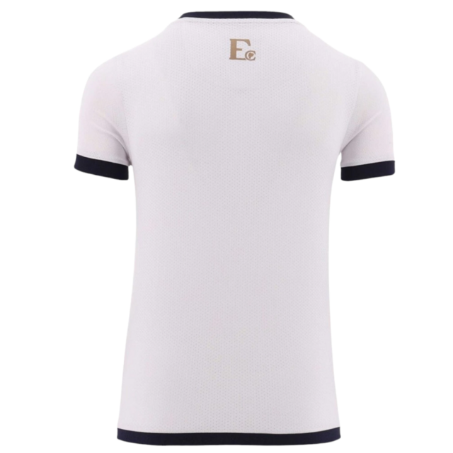 Camisa Equador II 24/25 Copa América - Torcedor Marathon Masculina - Branca com detalhes em preto