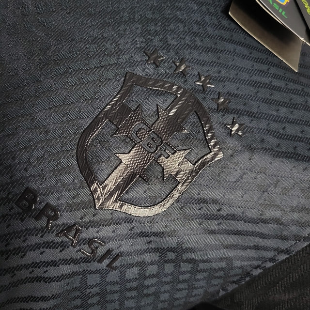 Camisa Seleção Brasileira Black Edição Especial Jogador 22/23 Nike Masculina - Preta