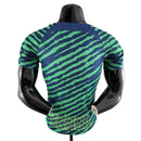 Camisa Seleção Brasileira Pré-Jogo 2022 Jogador Nike Masculina - Azul e Verde