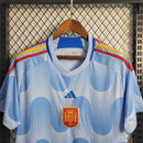Camisa Seleção da Espanha II 22/23 - Torcedor Adidas Masculina - Azul