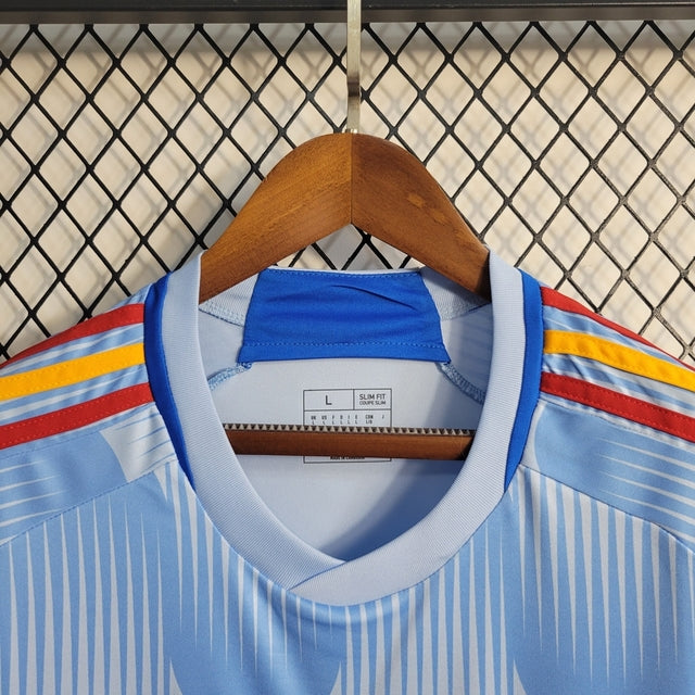 Camisa Seleção da Espanha II 22/23 - Torcedor Adidas Masculina - Azul