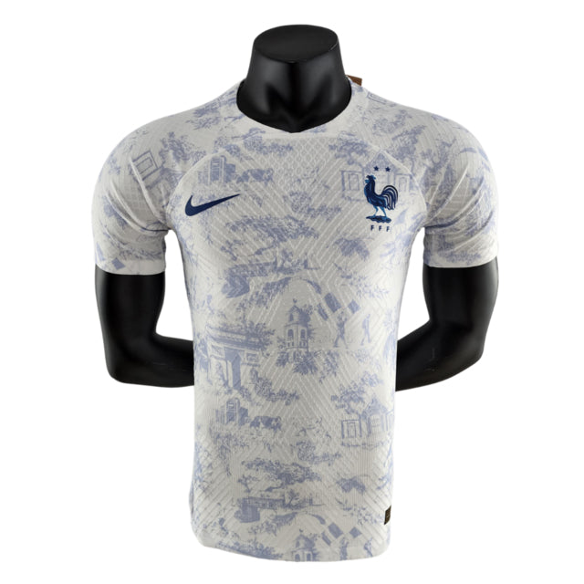 Camisa Seleção da França II 22/23 - Jogador Nike Masculina - Branca