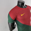 Camisa Seleção de Portugal I 22/23 - Jogador Nike Masculina - Vermelha e verde
