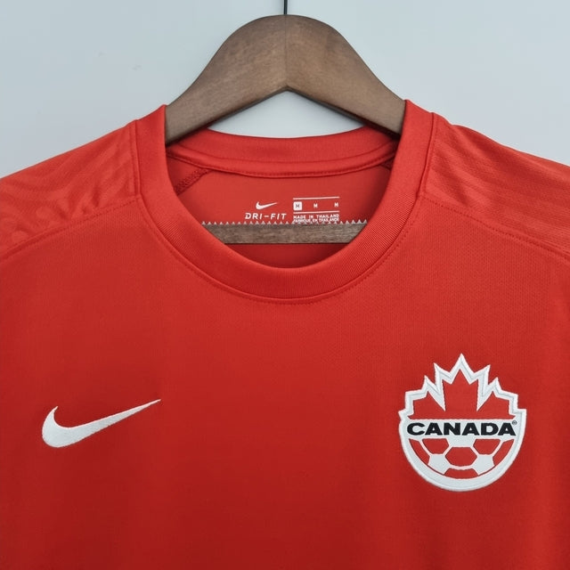 Camisa Seleção do Canadá Home 22/23 Torcedor Nike Masculina - Vermelha