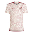 Camisa Seleção do México Away 22/23 Torcedor Adidas Masculina - Off White e Bordô