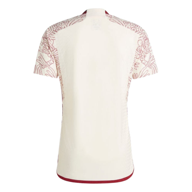 Camisa Seleção do México Away 22/23 Torcedor Adidas Masculina - Off White e Bordô
