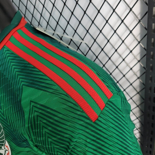 Camisa Seleção do México I 22/23 - Jogador Adidas Masculina - Verde