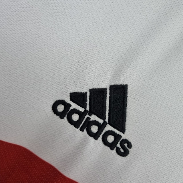 Camisa São Paulo I 22/23 Torcedor Adidas Masculina - Branco e Vermelho