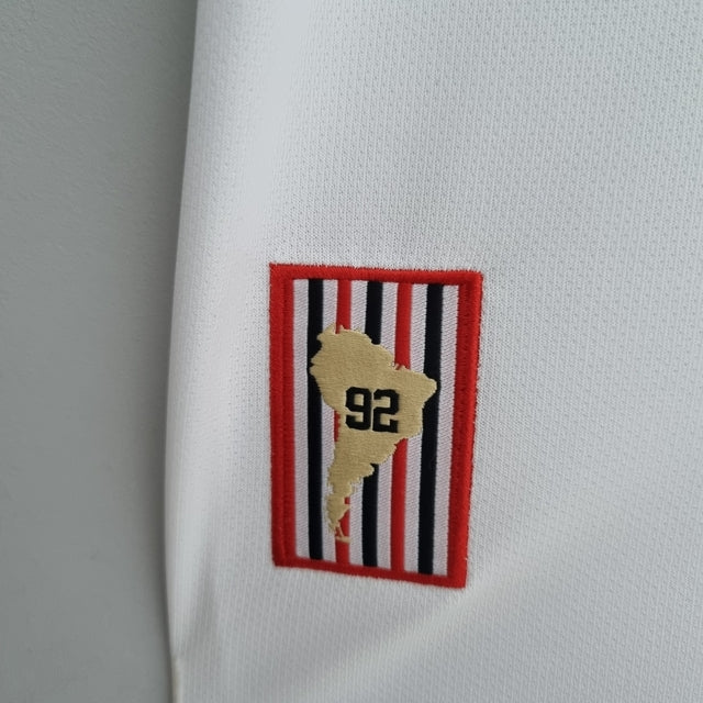 Camisa São Paulo I 22/23 Torcedor Adidas Masculina - Branco e Vermelho