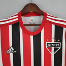 Camisa São Paulo II 22/23 Torcedor Adidas Masculina - Vermelho, Preto e Branco