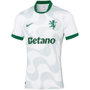 Camisa Sporting CP Away I 2025/2026 Nike Branca Torcedor Masculina