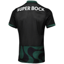Camisa Sporting CP Away II 2025/2026 Nike Preta e Verde Torcedor Masculina