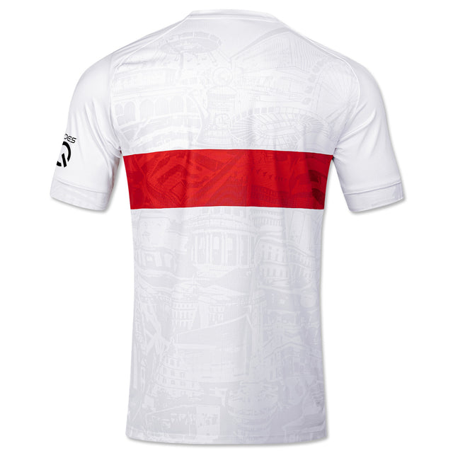 Camisa Stuuttgart I 22/23 Torcedor Masculina - Branco
