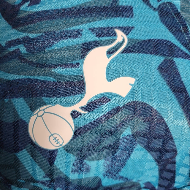 Camisa Tottenham Third 22/23 Jogador Nike Masculina - Azul Royal e Celeste