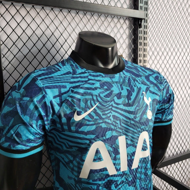 Camisa Tottenham Third 22/23 Jogador Nike Masculina - Azul Royal e Celeste