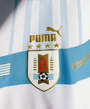 Camisa Uruguai II 22/23 - Torcedor Puma Masculina - Branca com detalhes em azul