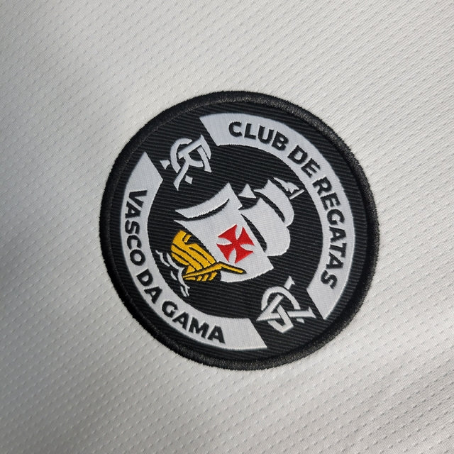 Camisa Vasco Pré-Jogo 23/24 Torcedor Kappa Masculina - Branco