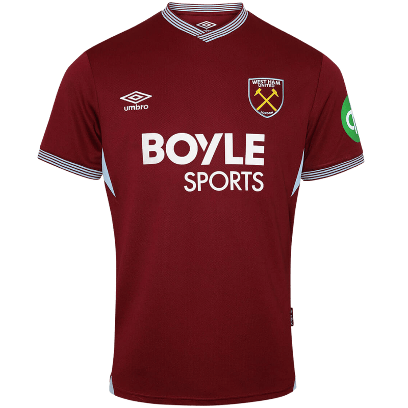 Camisa West Ham Home 2025/2026 Umbro Grená Torcedor Masculina