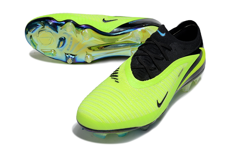 Chuteira Campo Nike Phantom 6 Elite FG - Verde/Preto
