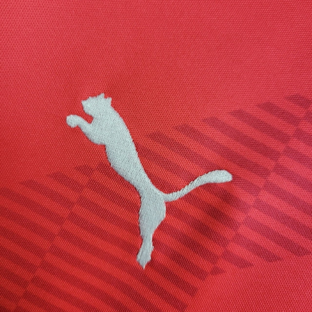 Camisa Palmeiras Goleiro 22/23 Torcedor Puma Masculina - Laranja com detalhes em branco