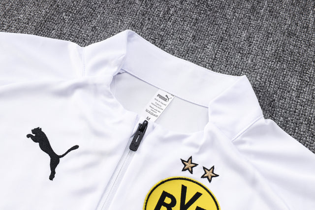 Conjunto Borussia Dortmund 23/24 - Masculino Puma - Branco