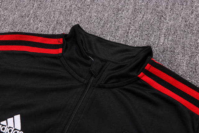 Conjunto Manchester United 23/24 Masculino Adidas - Preto