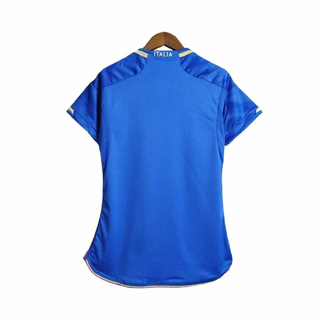 Camisa Seleção da Itália I 23/24 -  Adidas Feminina - Azul