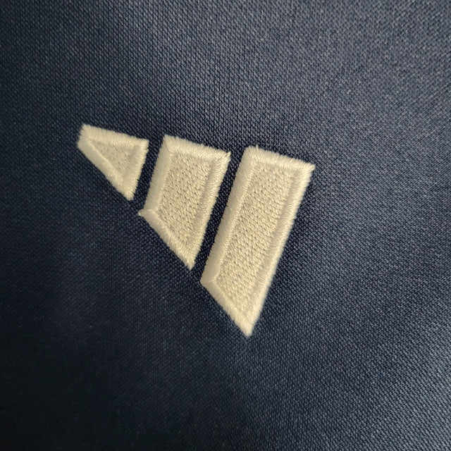 Jaqueta Corta-Vento Cruzeiro 23/24 Masculino Adidas - Azul com detalhes em branco