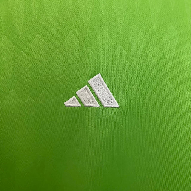 Camisa Seleção da Argentina Goleiro 23/24 - Torcedor Adidas Masculina - Verde com detalhes em branco e dourado