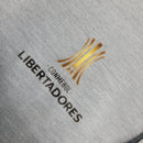 Camisa Flamengo Polo Edição Especial Conmebol 23/24 Torcedor Masculina -Cinza com detalhes em vermelho