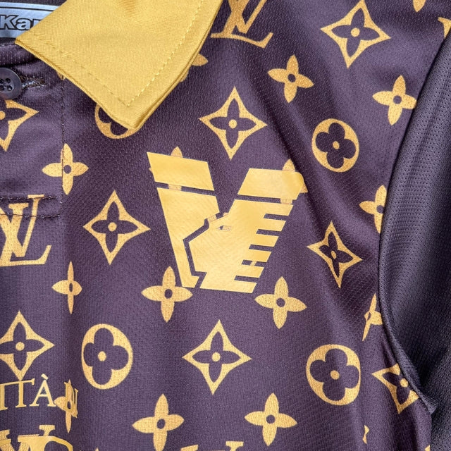 Kit Infantil Venezia Edição Especial 23/24 - Kappa - Marrom com detalhes em dourado