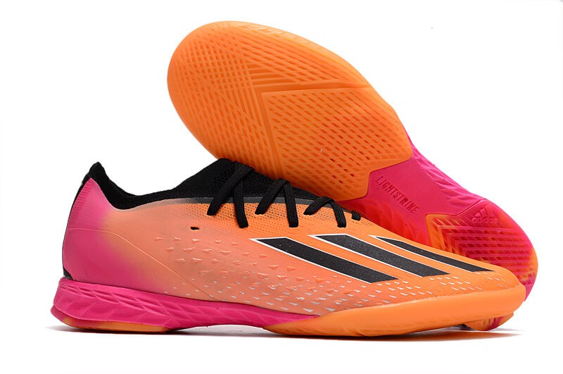 Chuteira Futsal Adidas X SpeedPortal.1 IC - Laranja/Rosa