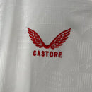 Kit Infantil Sevilla I Castore 23/24 - Branco com detalhes em vermelho