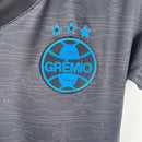 Camisa Grêmio III 23/24 -  Umbro Feminina - Preta com detalhes em azul