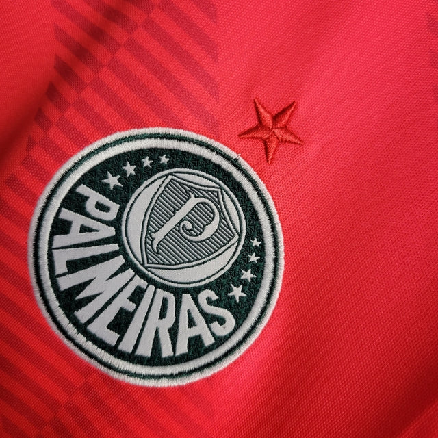 Camisa Palmeiras Goleiro 22/23 Torcedor Puma Masculina - Laranja com detalhes em branco