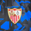 Kit Infantil Sevilla III Castore 23/24 - Preto com detalhes em azul
