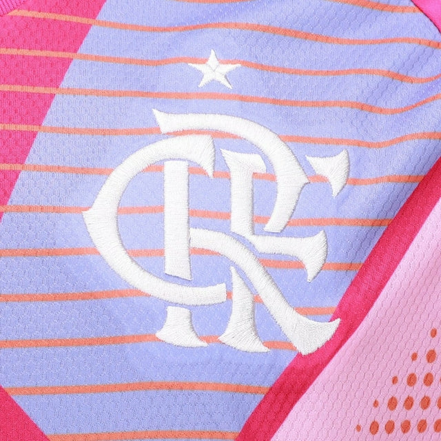 Camisa Flamengo Goleiro 25/26 - Torcedor Adidas Masculina - Rosa