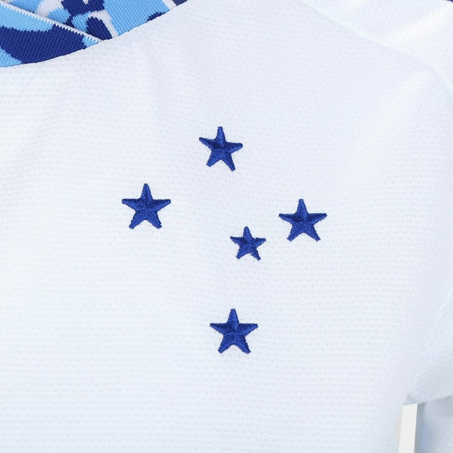 Camisa Cruzeiro II 24/25 -  Adidas Feminina - Branca com detalhes em azul
