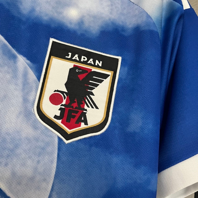 Camisa Japão Edição especial comemorativa 23/24 - Torcedor Adidas Masculina - Azul com detalhes em branco e vermelho