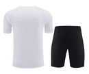 Kit Treino adulto - Camisa e Shorts - Paris Saint-Germain Nike 23/24 - Preto e branco
