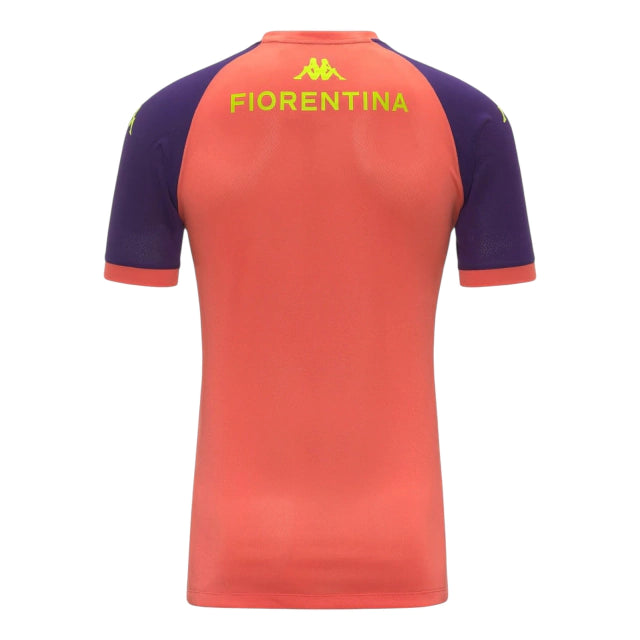 Camisa Fiorentina Treino 25/26 - Torcedor Kappa Masculina - Laranja e roxa